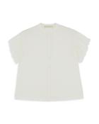 Vanessa Bruno Robinson Cotton Button Front Blouse