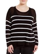 Eileen Fisher Plus Striped Sweater