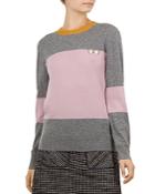Ted Baker Colour By Numbers Bryonny Color-blocked Cashmere Sweater