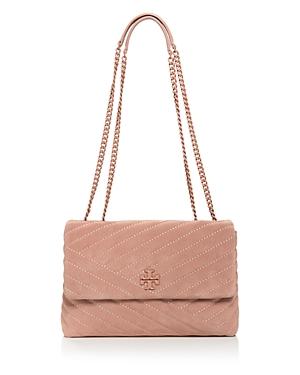 Tory Burch Kira Medium Quilted Suede Convertible Crossbody