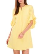 Vince Camuto Flutter Sleeve Dress