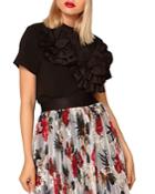 Gracia Flower Decor Top (51% Off) - Comparable Value $82