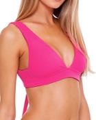 Becca By Rebecca Virtue Bonita Textured Bikini Top