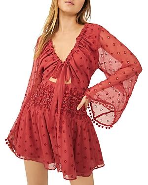 Free People Della Sole Cutout Mini Dress
