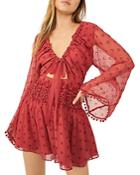 Free People Della Sole Cutout Mini Dress