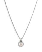 David Yurman Sterling Silver Albion Pendant Necklace With Daimonds & Cultured Freshwater Pearl, 17