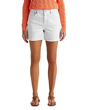 Lauren Ralph Lauren High Rise Denim Shorts