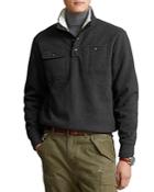 Polo Ralph Lauren Cotton Blend Fleece Regular Fit Mock Neck Sweater