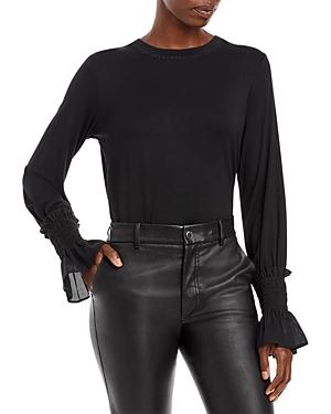 Kobi Halperin Alix Ruffle Cuff Top