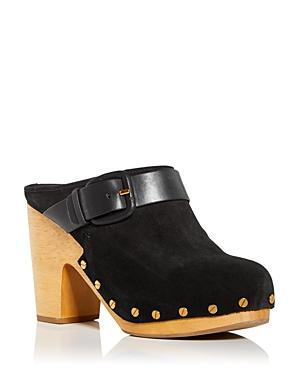 Veronica Beard Women's Dacey Buckled Strap Clogs