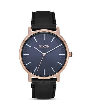 Nixon Porter Black Strap Watch, 40mm