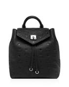 Mcm Essential Monogrammed Small Leather Convertible Backpack
