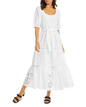 Karen Kane Tiered Eyelet Midi Dress