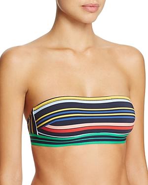 Stella Mccartney Stripe Bandeau Bikini Top