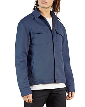 Ted Baker Made In Britain Cotton Snap Regular Fit Overshirt