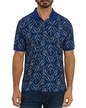 Robert Graham Bird Print Classic Fit Polo Shirt