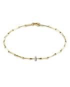 Chimento 18k Yellow And White Gold Bamboo Shine Bracelet With Diamonds