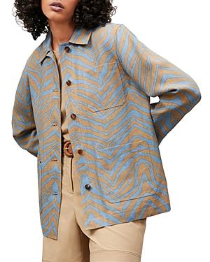 Lafayette 148 New York Amaris Animal-print Shirt Jacket