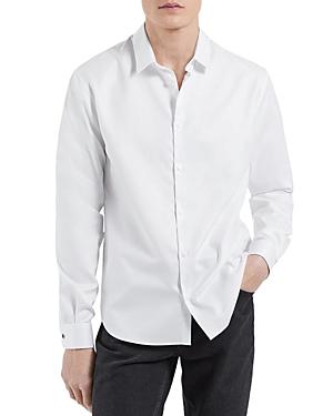 The Kooples Slim Fit Pique Long Sleeve Shirt