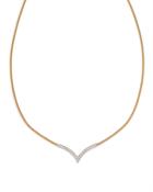 Marco Bicego 18k Yellow And White Gold Diamond Pave Necklace, 16.5