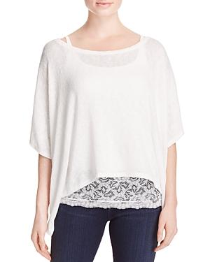 Miraclebody By Miraclesuit Lace Underlay Sweater