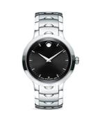 Movado Stainless Steel Luno Watch, 40mm