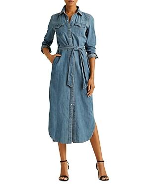 Lauren Ralph Lauren Western Denim Shirt Dress
