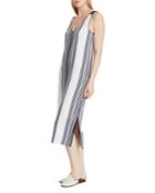 Lauren Ralph Lauren Sleeveless Striped Midi Dress