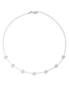 Ippolita Sterling Silver Stardust Mini Flower Diamond Station Necklace, 18