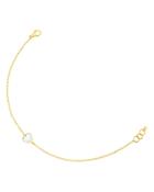 Tous 18k Yellow Gold & Mother-of-pearl Heart Bracelet