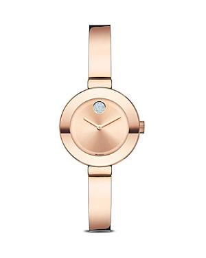 Movado Bold Watch With Crystal Dot, 25mm