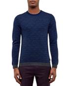Ted Baker Geo Design Jacquard Regular Fit Sweater