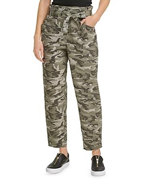 Dkny Camo Paperbag Waist Pants