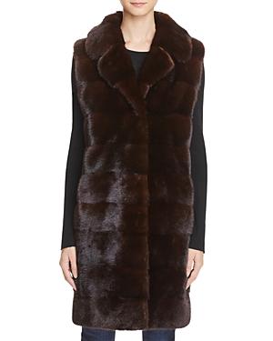 Maximilian Furs Mink Fur Long Vest - 100% Exclusive