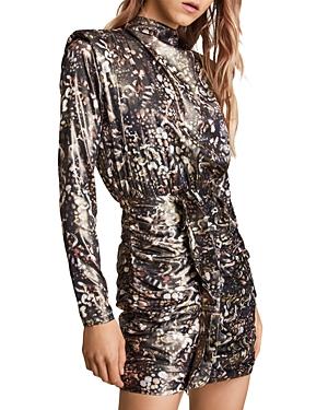 Allsaints Lilliana Kettu Gathered Mini Dress