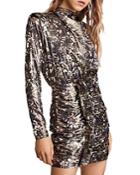 Allsaints Lilliana Kettu Gathered Mini Dress
