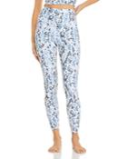 Aqua Snake Print Super High Rise Leggings - 100% Exclusive