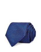 Canali Micro Check Silk Classic Tie