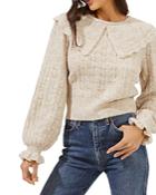 Astr The Label Safford Collared Sweater