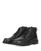 The Kooples Women's Almond Toe Lace-up Leather Ankle Boots