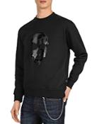 The Kooples Cotton Graphic Sweater