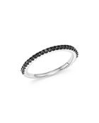 Bloomingdale's Black Diamond Band In 14k White Gold, 0.20 Ct. T.w. - 100% Exclusive