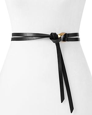 Frame Triple Twist Leather Belt