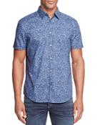 John Varvatos Star Usa Floral Print Regular Fit Button Down Shirt