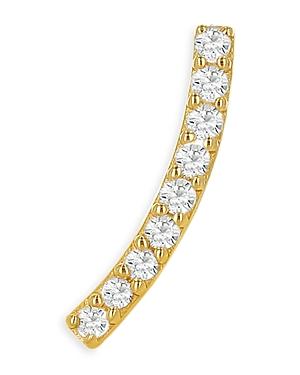 Moon & Meadow Diamond Ear Climber In 14k Yellow Gold - 100% Exclusive