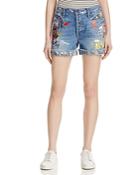 Mother The Vagabond Patch Shorts In Out Of Gas