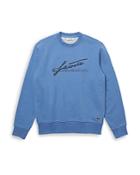 Lacoste Cotton Fleece Signature Print Classic Fit Crewneck Sweatshirt