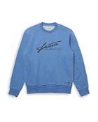 Lacoste Cotton Fleece Signature Print Classic Fit Crewneck Sweatshirt