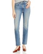 Lafayette 148 New York High Rise Straight Leg Jeans