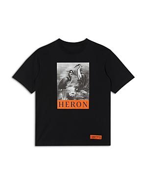 Heron Preston Black And White Graphic Short Sleeve Tee